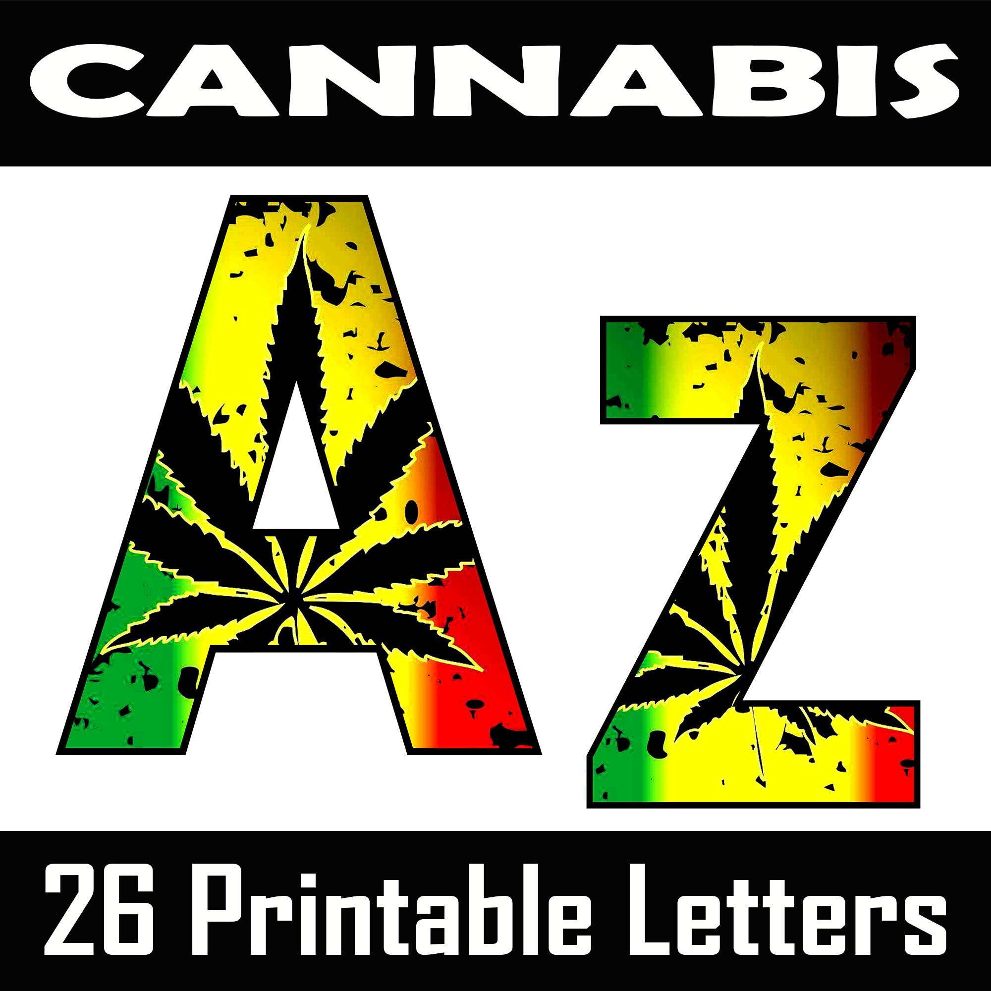 Cannabis font - Etsy 日本