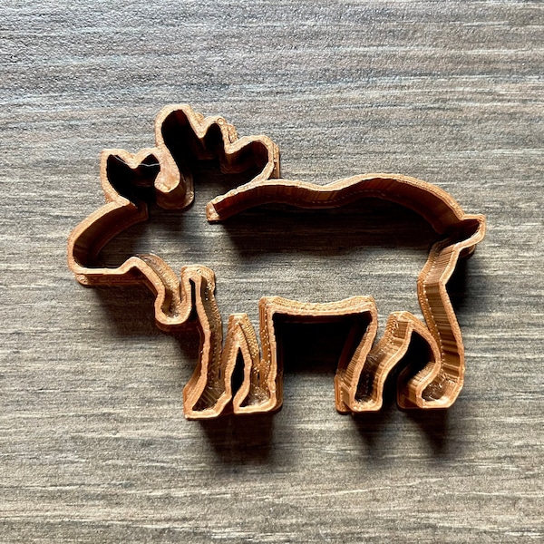 Moose Cookie Cutter Etsy