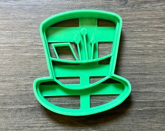 Mad Hatter Hat Cookie Cutter | Alice in Wonderland Party | Fondant Mold | Clay Mold