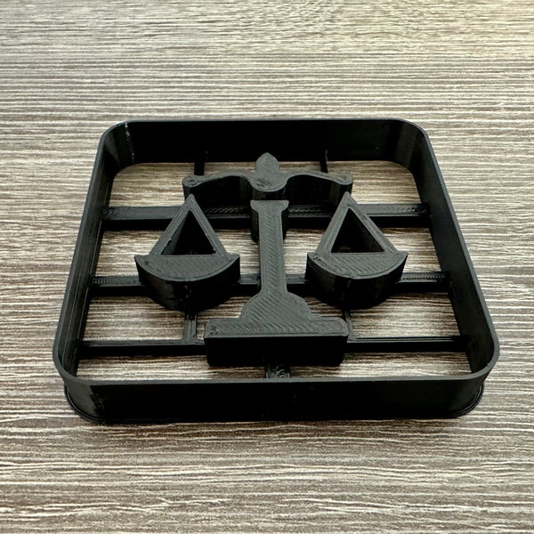 Scales of Justice Cookie Cutter