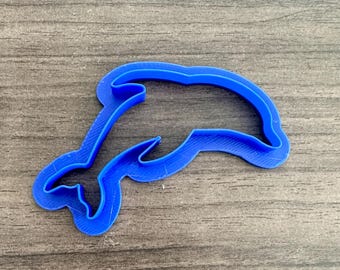Dolphin Outline Cookie Cutter | Beach Party | Fondant Mold | Polymer Clay