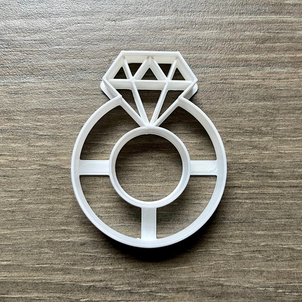 Ring Cookie Cutter - Wedding Engagement / Diamond Ring