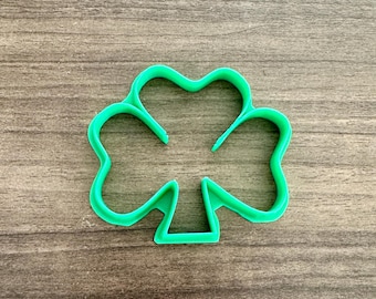 Shamrock Cookie Cutter | St. Patrick's Day Baking | Fondant Cutter | Polymer Clay Mold