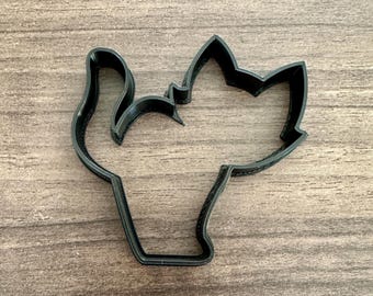 Black Cat Cookie Cutter | Halloween Fondant | Birthday Party | Clay Mold