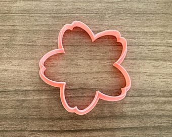 Cherry Blossom Outline Cookie Cutter | Spring Baking | Fondant Cutter | Wedding Cake Decorating