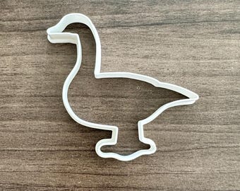Duck Goose Outline Cookie Cutter | Baby Shower Fondant | Spring Baking | Clay Mold