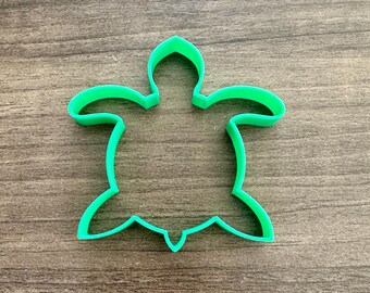 Sea Turtle Outline Cookie Cutter | Beach Party | Fondant Mold | Polymer Clay