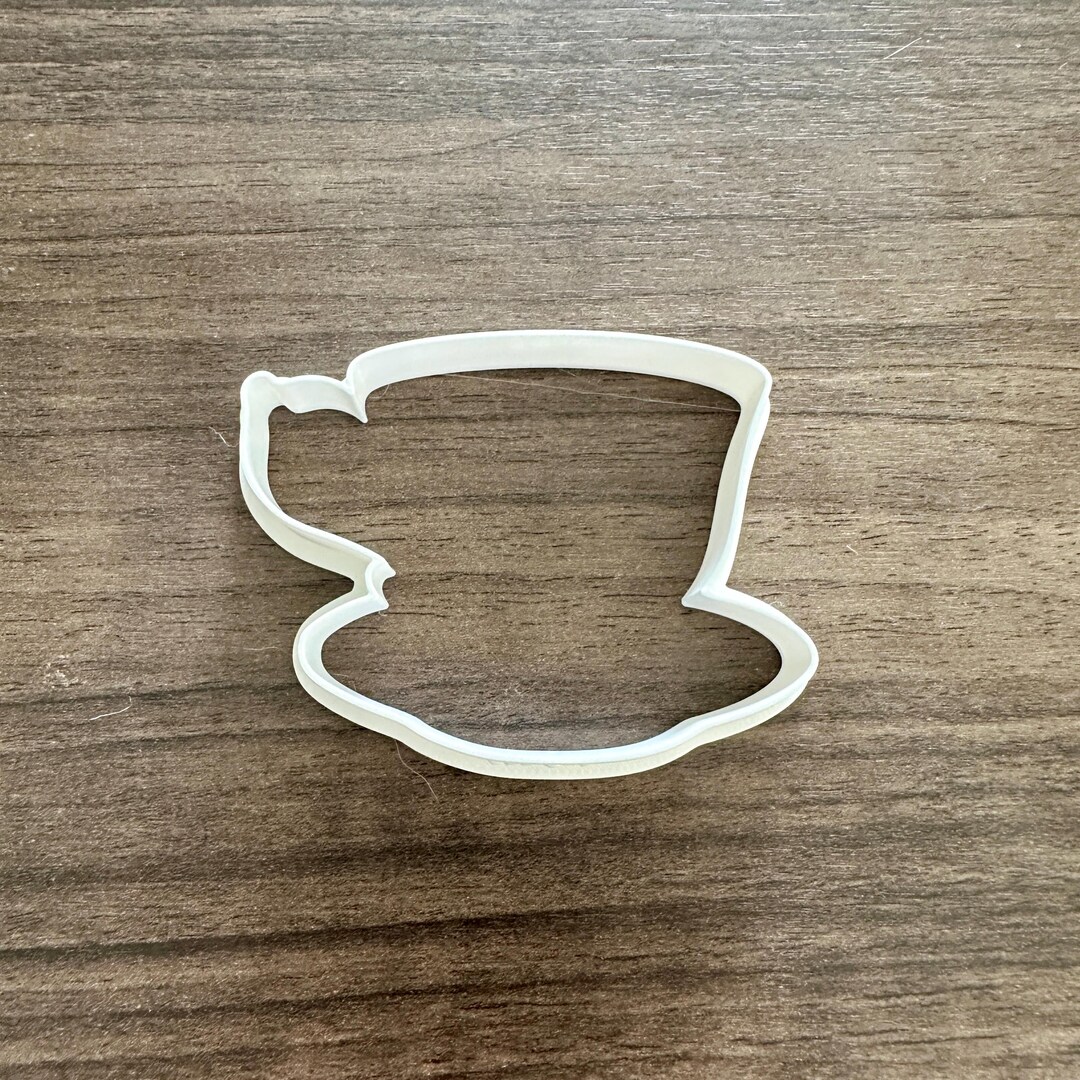Teacup Outline Cookie Cutter | Tea Party Baking | Fondant Cutter ...
