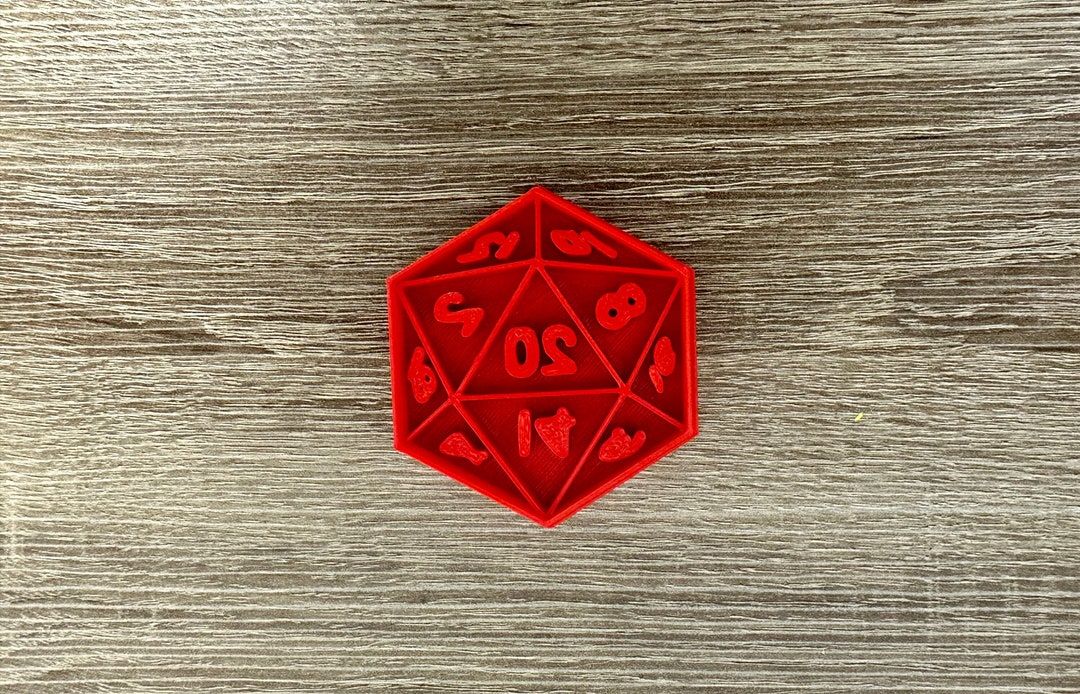 D20 Cookie Cutter / 20sided Dice Cookie Cutter Etsy