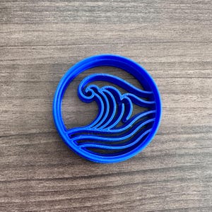 Wave Circle Cookie Cutter | Beach Theme | Summer Baking | Fondant Cutter