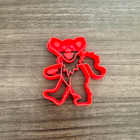 Dancing Bear Cookie Cutter | Birthday Party | Fondant Cutter | Polymer Clay Mold