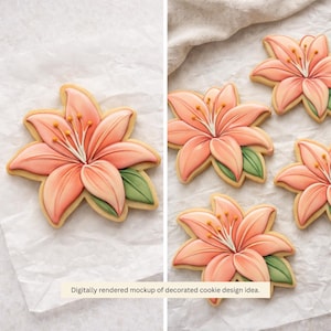 White Lily Cookie Cosplay - Etsy