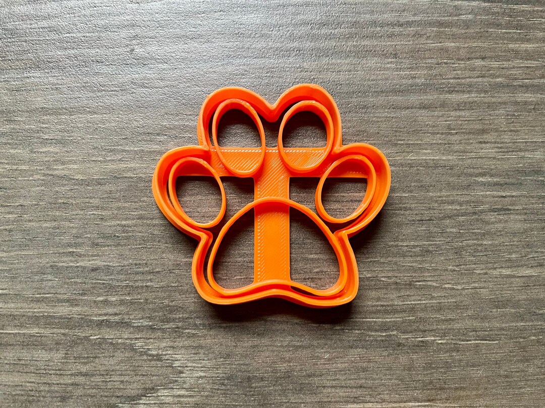Dog Paw Cookie Cutter Etsy dog-paw-cookie-cutter-etsy