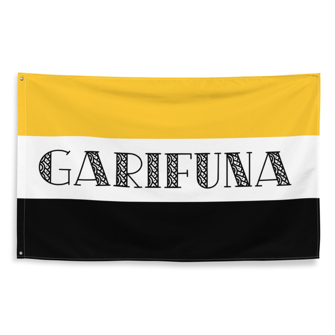 Garifuna Ethnic Flag one Side Printed Wall Flag - Etsy