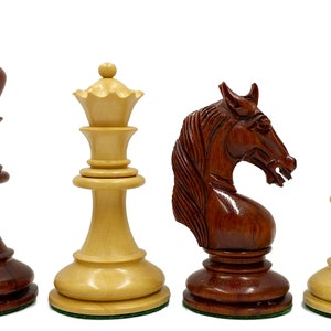 Chess board Ferrer red glossy & Unicorn luxury chess set image 7