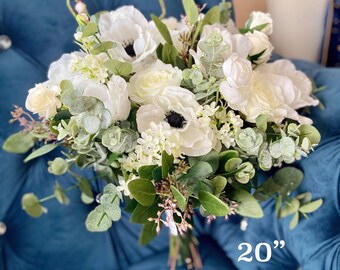 anemone bouquet aster backpack