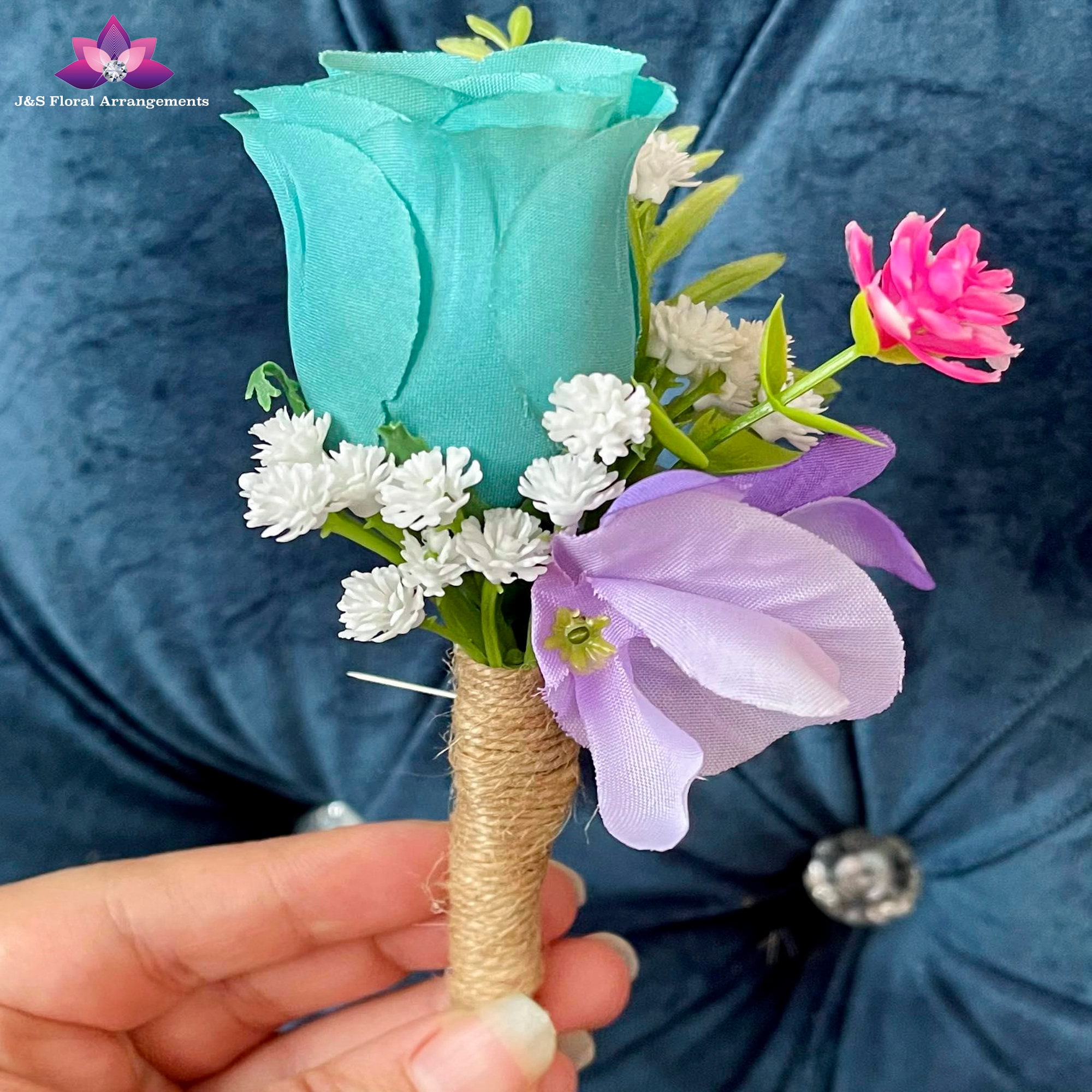 Sunflower Wisteria Bridal Bouquet Sunflower Malibu Purple Etsy