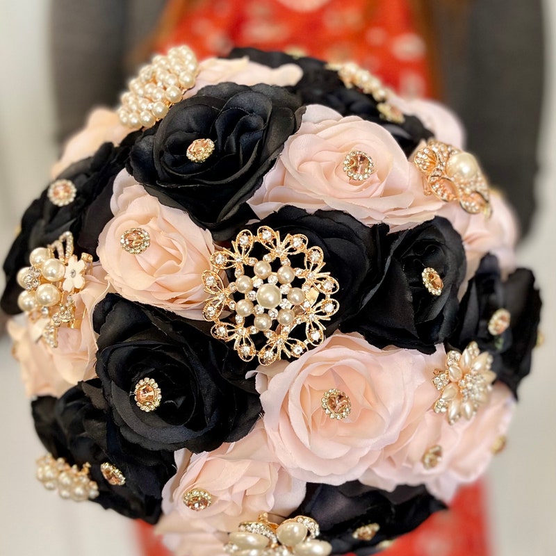 Pink Rose Bouquet - Etsy