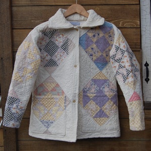 Mid Length Quilt Coat Send Your Quilt to Me, Quilt Coat Made From a ...