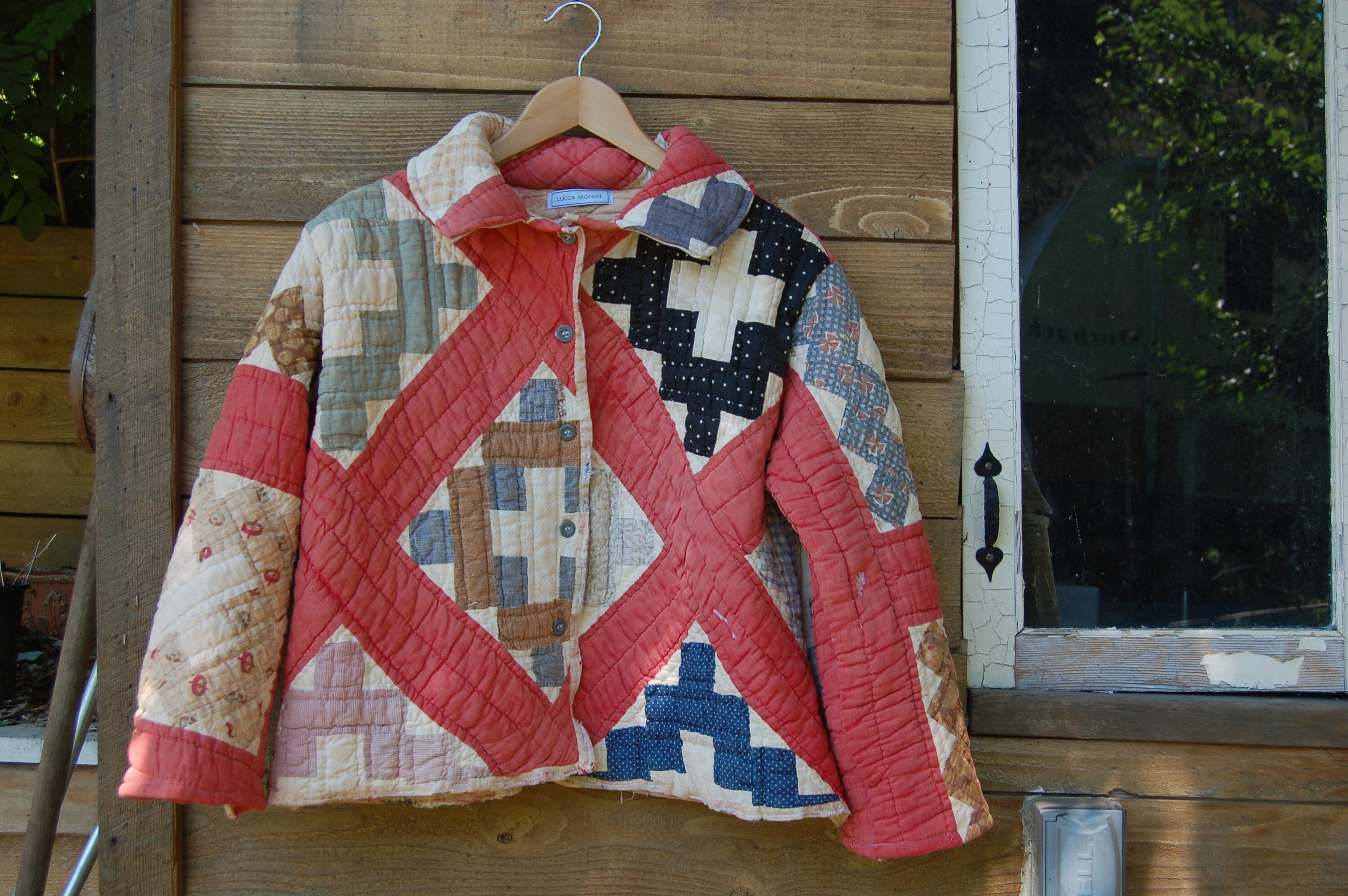 made in usa quilting short jacket