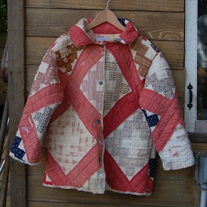 Mid Length Quilt Coat Send Your Quilt to Me, Quilt Coat Made From a ...