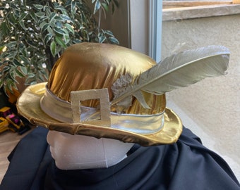 Makeandcreateshop On Etsy - gold roblox hat
