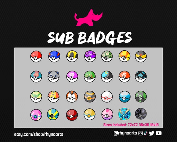 Twitch Sub Badge Size & Guidelines