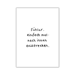 fühler. I postkarte I print I poster