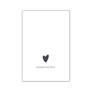 kommt vom Herz I postkarte I print I poster