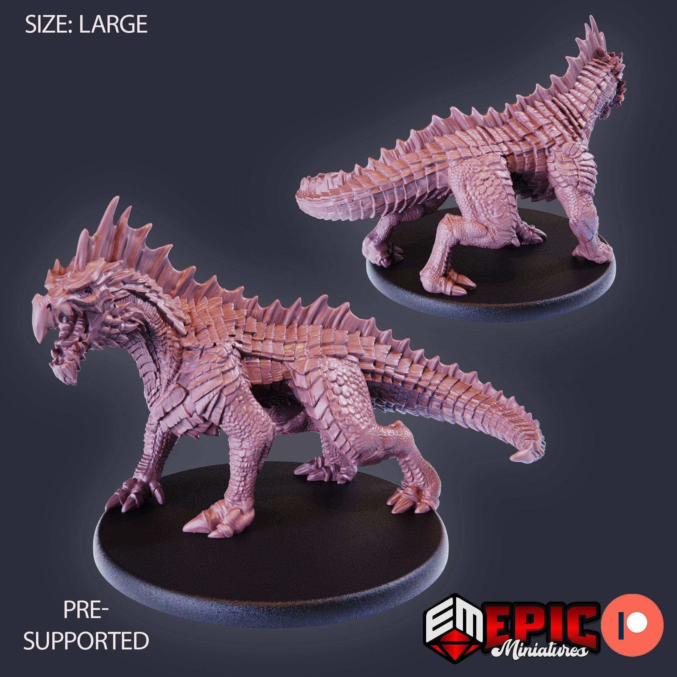 Green Guard Drake Miniature High Quality Tabletop RPG 3D Etsy