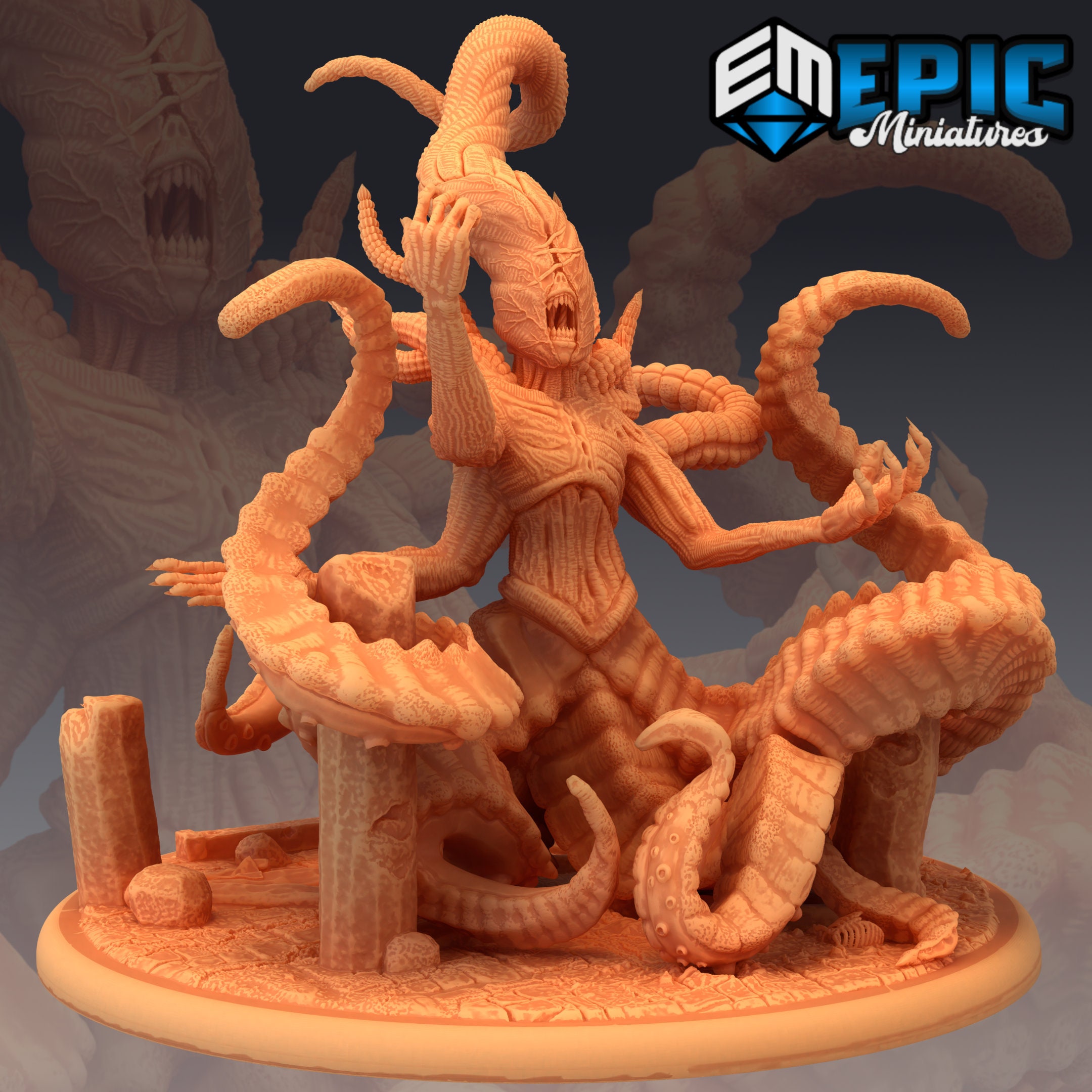 Toys Toys & Games Tabletop Miniatures Resin Miniature Dungeons & Dragons Miniatures Nyarlathotep