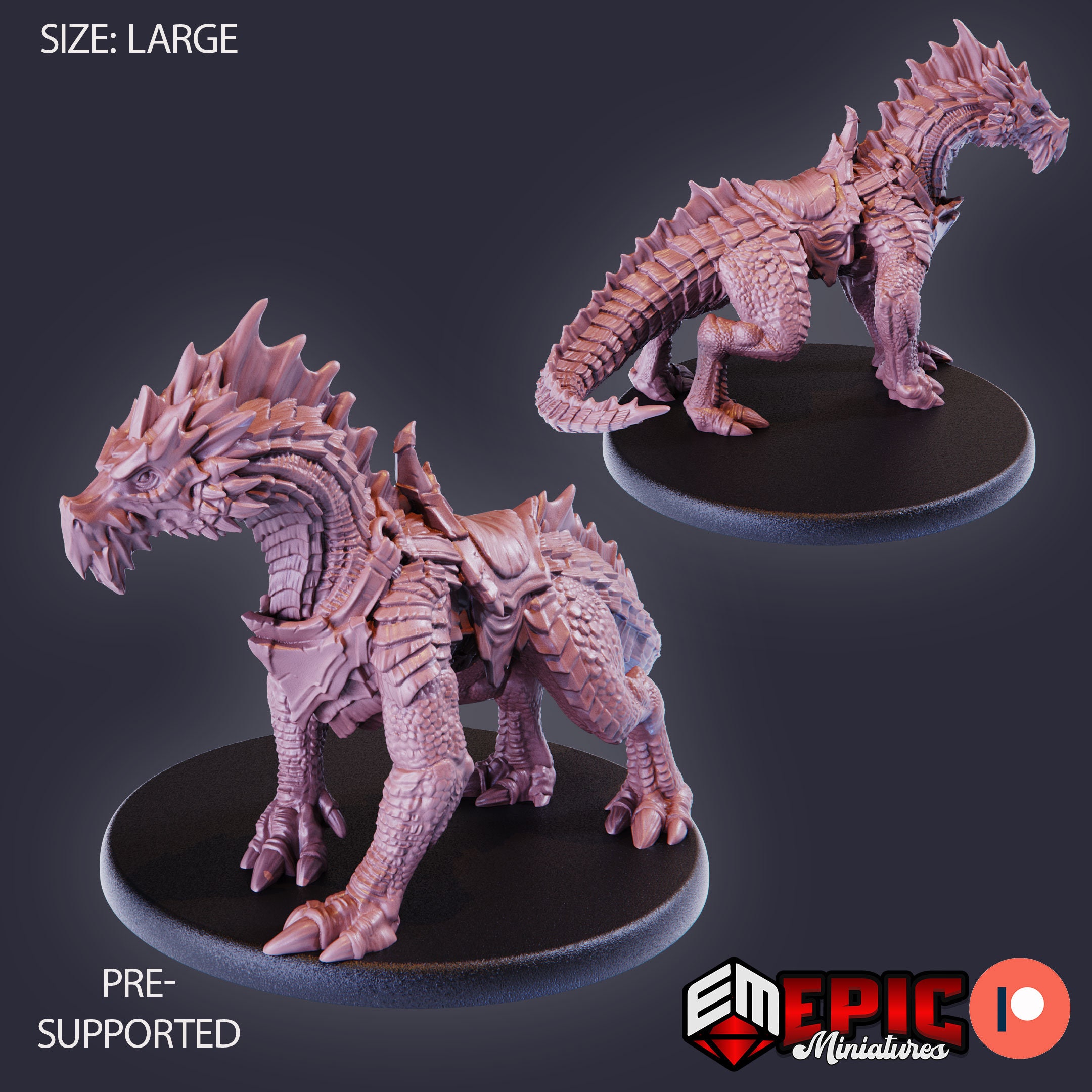 Green Guard Drake Miniature High Quality Tabletop RPG 3D Etsy