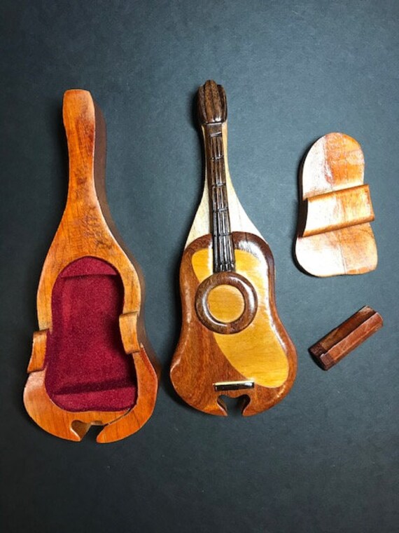 Guitar puzzle sale box