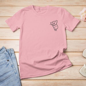 Cute Koala Unisex Cotton Tee - Unisex Jersey Short Sleeve Tee, Men T-shirt, Women  T-shirt, Koala Tee