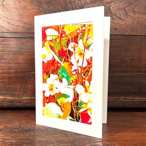 Ensemble de 12 cartes FLEURS ET FORMES