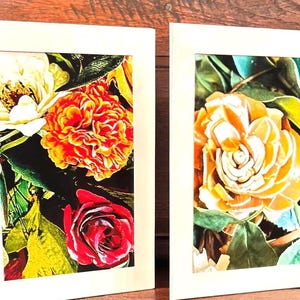 Lot de 12 cartes BELLE FLEUR D'ART