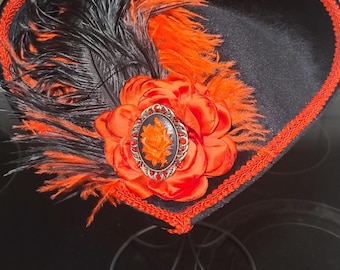 Victorian Hat, Cameo Hat, Ladies Formal Hat, Costume Hat, Cosplay Hat