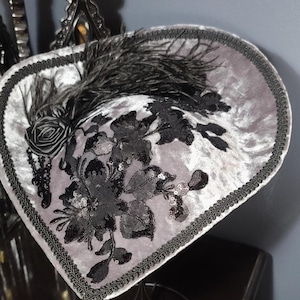 Silver Velvet Hat, Victorian Hat, Vampire Hat, Sequin Hat, Edwardian Hat, Formal Hat, Tea Hat, Costume Hat, Cosplay Hat, Afternoon Tea Hat