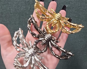 Spiderweb Hair Clip, Spider Hair Clip, Spiderweb Claw Clip