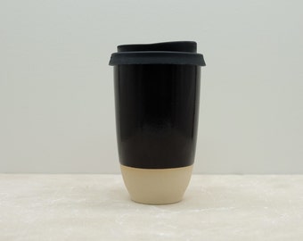 Coffee mug to go with lid - 350 ml - Yin