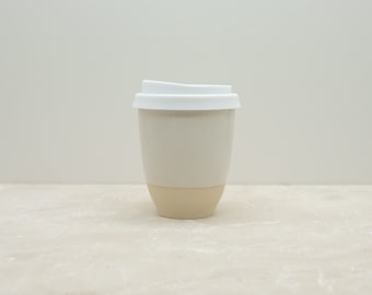 Coffee mug to go with lid - 250 ml - Yang