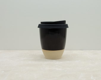 Coffee mug to go with lid - 250 ml - Yin