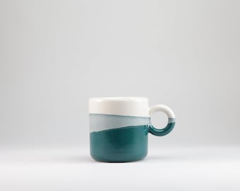 Ceramic cup - 250 ml - petrol