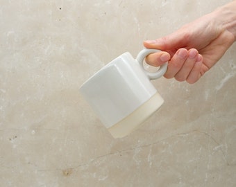 Coffee Cup, Handmade Ceramic Cup - 250ml - Yang