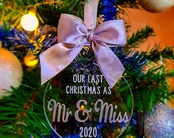 Our last Christmas as Mr and Miss 2020 Christmas Card