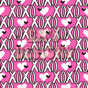 Pink XOXO Seamless File