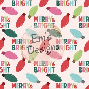 Merry and Bright Seamless File