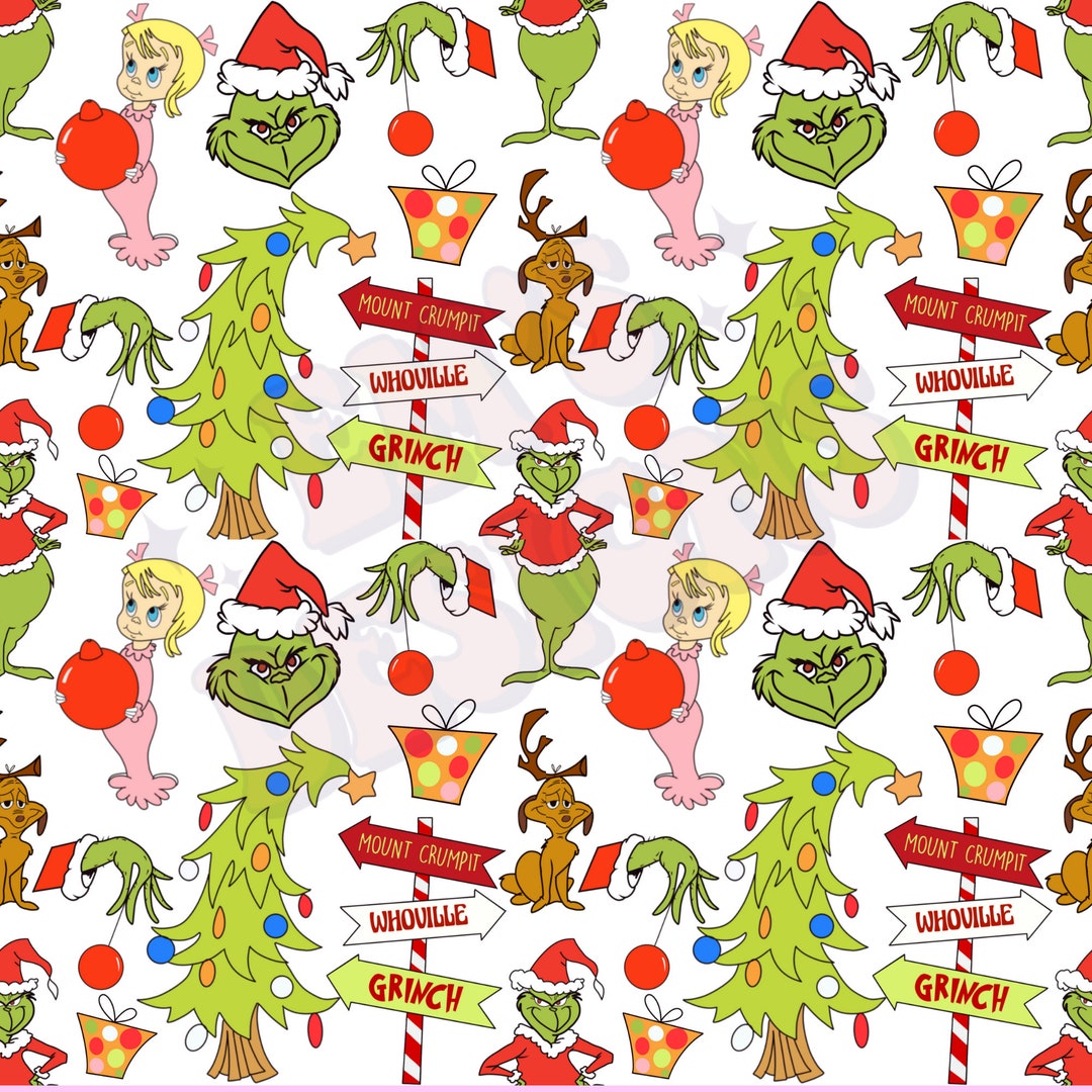 How The Grinch Stole Christmas Inspired Seamless File Etsy Australia pin-by-angie-leggett-cash-on-cricut-grinch-quotes-grinch-cricut