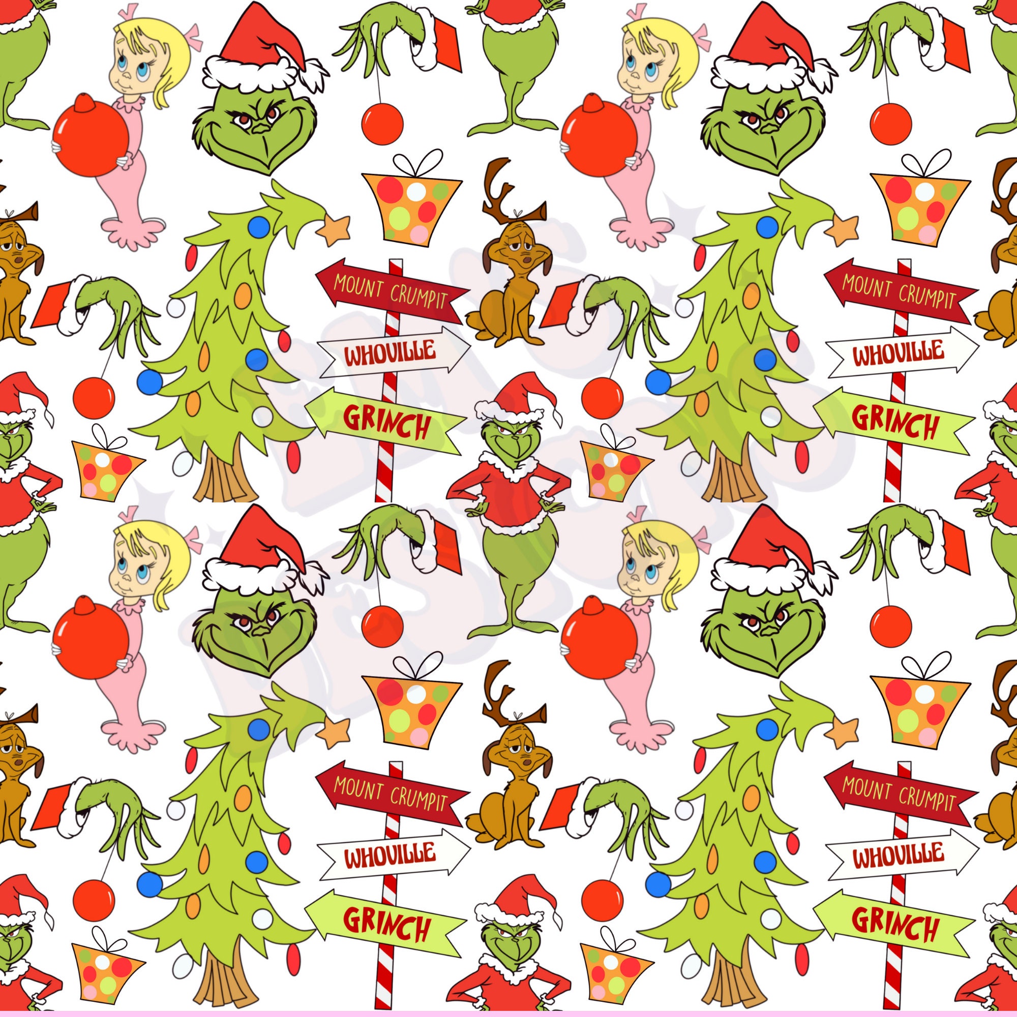 C mo El Grinch Rob El Archivo Sin Costuras Inspirado En La Etsy Espa a