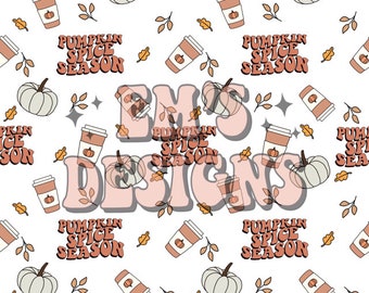 Pumpkin Spice Season Naadloos bestand